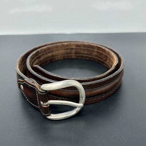 None Accessories - Lindberg made in Italy leather belt